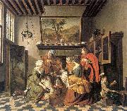 Jan Josef Horemans the Elder Tea Time oil painting reproduction